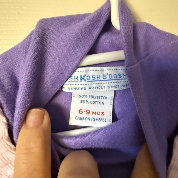 Vintage Osh Kosh Turtleneck and Overalls - 6-9 Months - Picture 3 of 3